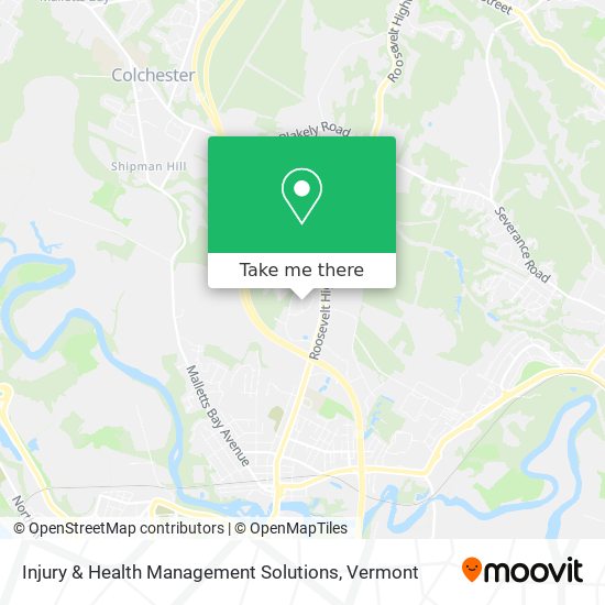 Injury & Health Management Solutions map