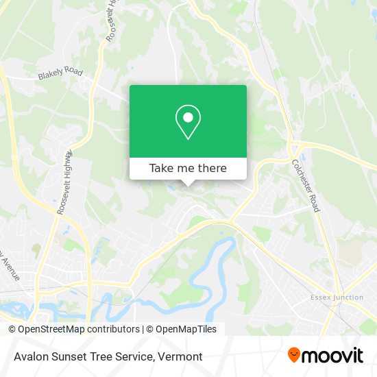 Avalon Sunset Tree Service map