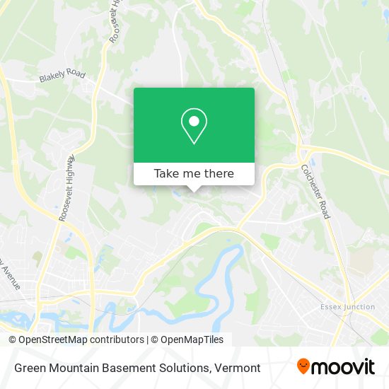 Mapa de Green Mountain Basement Solutions
