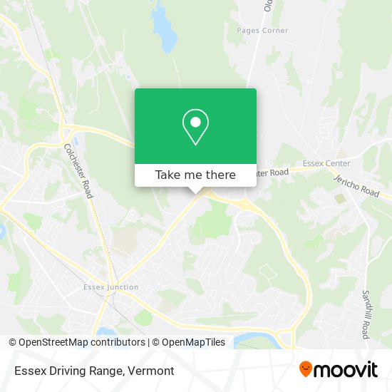 Essex Driving Range map