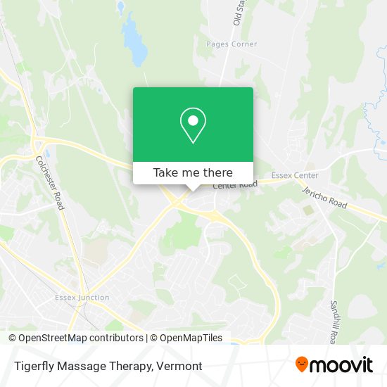 Tigerfly Massage Therapy map