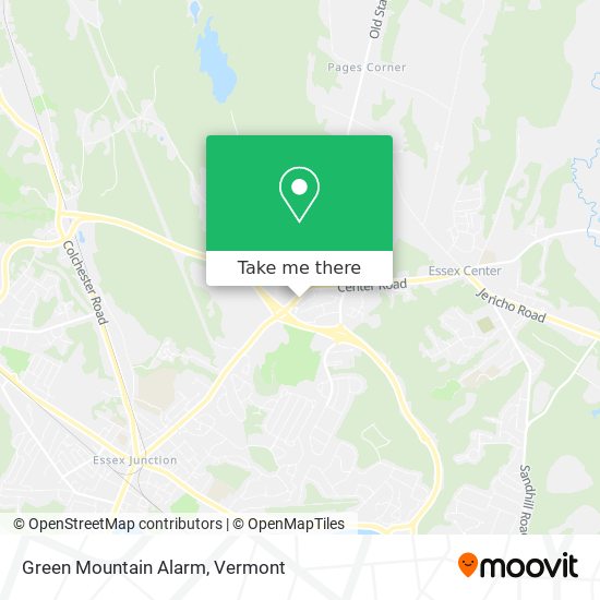 Green Mountain Alarm map