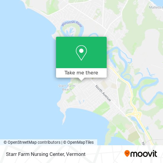 Starr Farm Nursing Center map