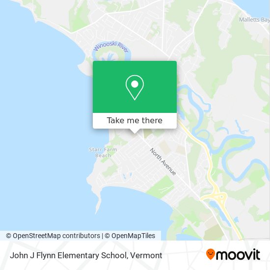 John J Flynn Elementary School map