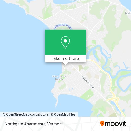 Northgate Apartments map