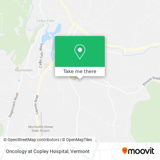 Mapa de Oncology at Copley Hospital