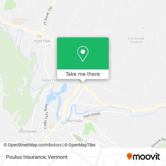 Poulos Insurance map