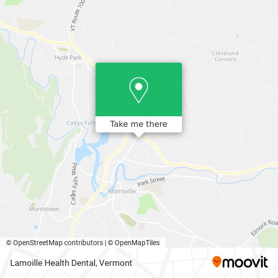 Lamoille Health Dental map