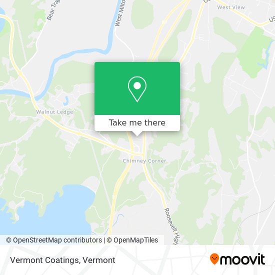 Mapa de Vermont Coatings