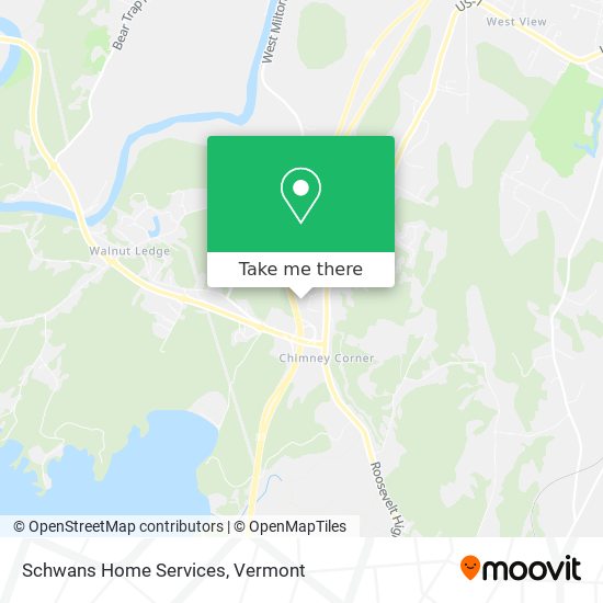 Schwans Home Services map