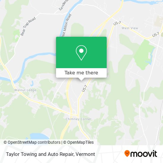 Taylor Towing and Auto Repair map