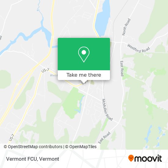 Mapa de Vermont FCU