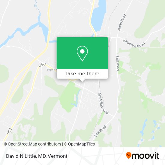 David N Little, MD map