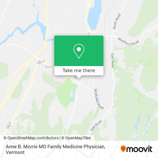 Anne B. Morris MD Family Medicine Physician map