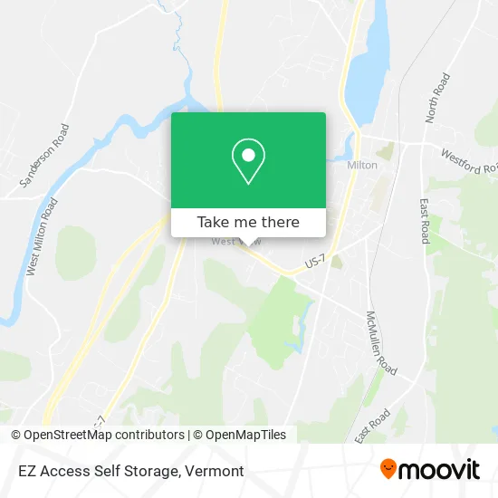 Mapa de EZ Access Self Storage