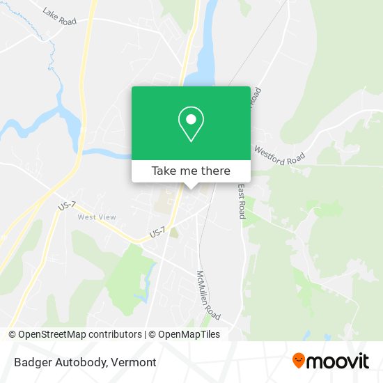 Badger Autobody map