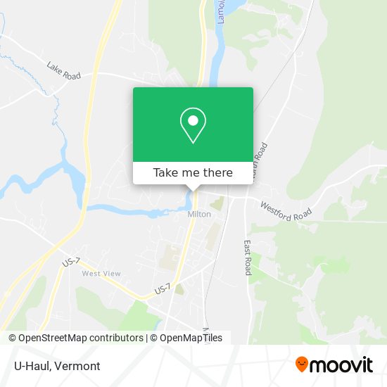 U-Haul map