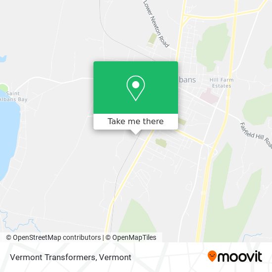 Vermont Transformers map