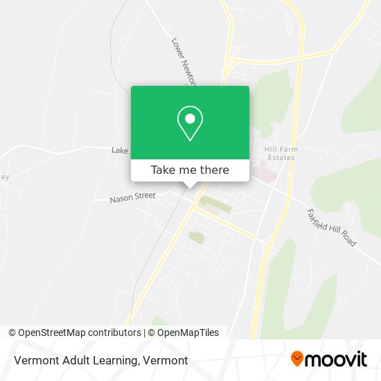 Vermont Adult Learning map
