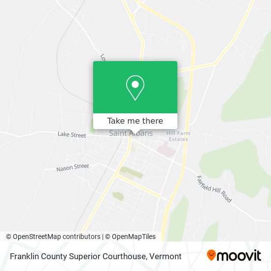 Franklin County Superior Courthouse map