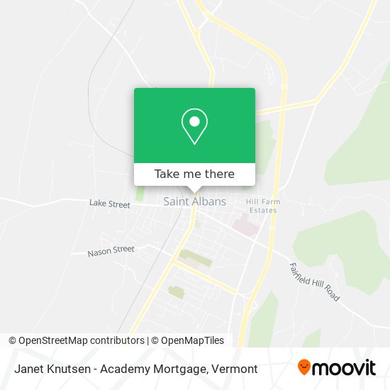 Mapa de Janet Knutsen - Academy Mortgage