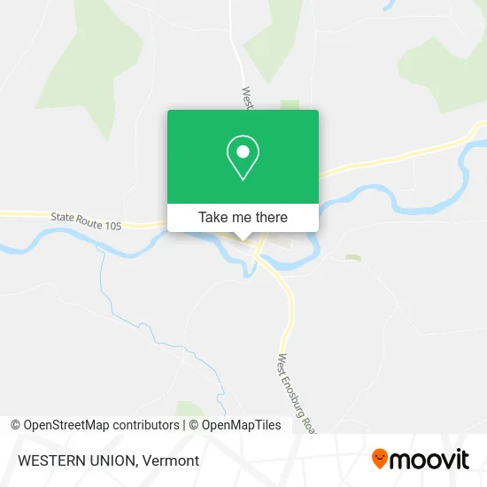 WESTERN UNION map