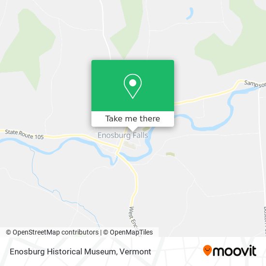 Enosburg Historical Museum map