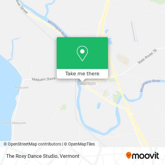 The Roxy Dance Studio map