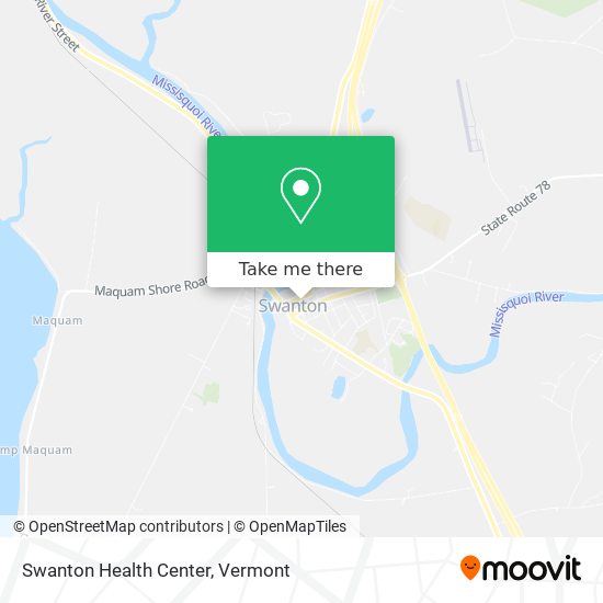Swanton Health Center map