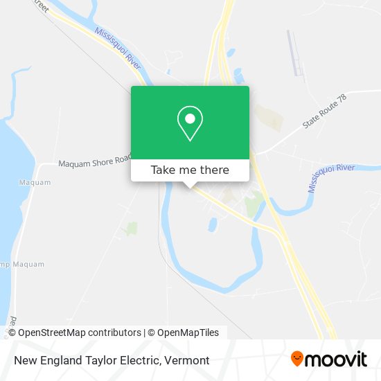 New England Taylor Electric map