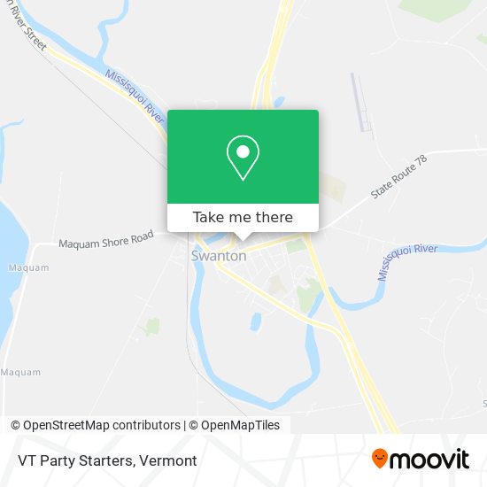 Mapa de VT Party Starters