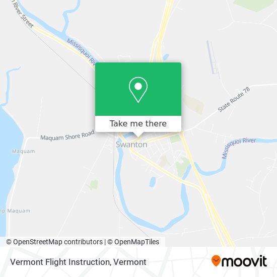 Vermont Flight Instruction map