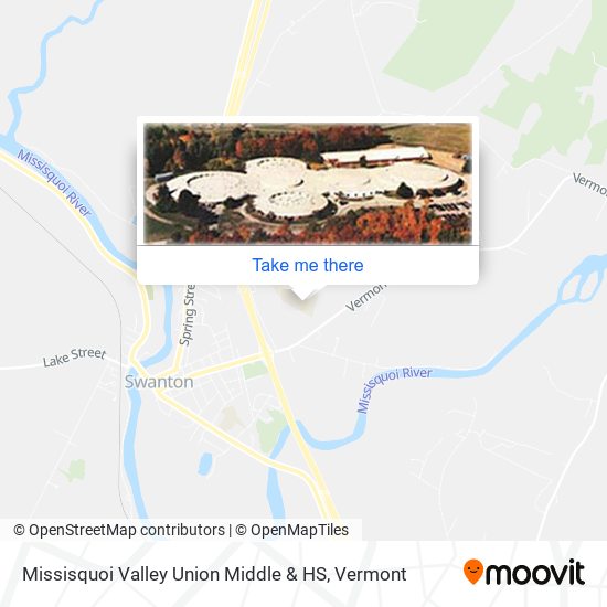 Mapa de Missisquoi Valley Union Middle & HS