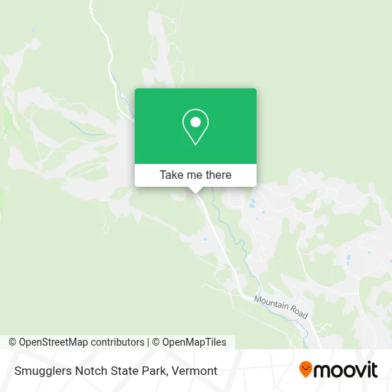 Smugglers Notch State Park map