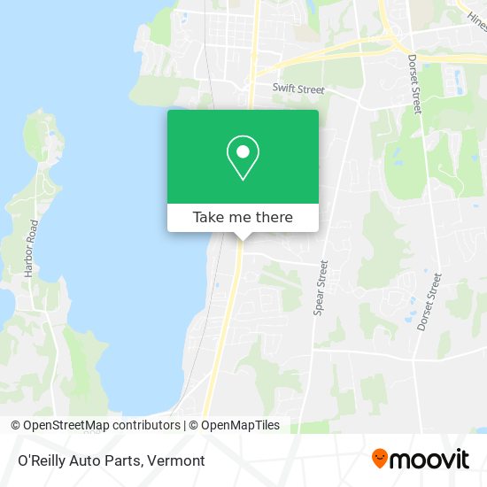 O'Reilly Auto Parts map