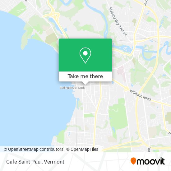 Mapa de Cafe Saint Paul
