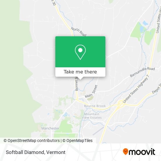 Softball Diamond map