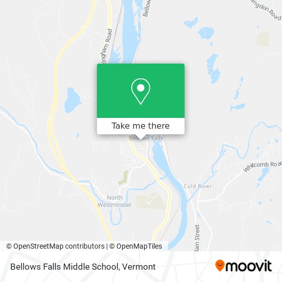 Bellows Falls Middle School map