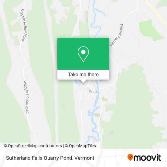 Sutherland Falls Quarry Pond map