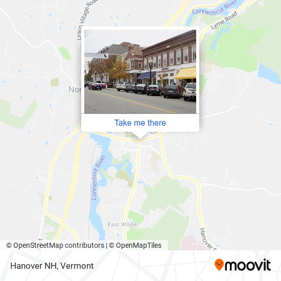 Mapa de Hanover NH