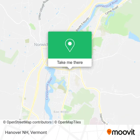Hanover NH map