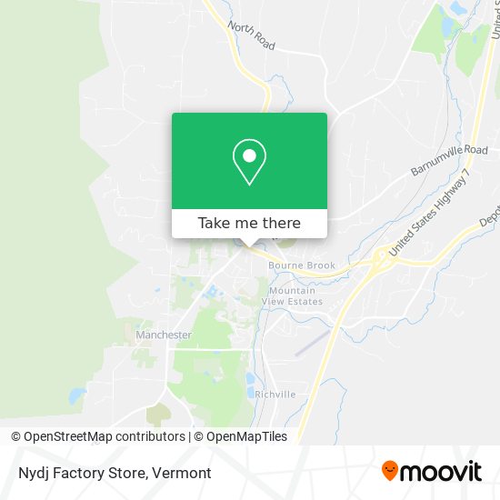 Nydj Factory Store map