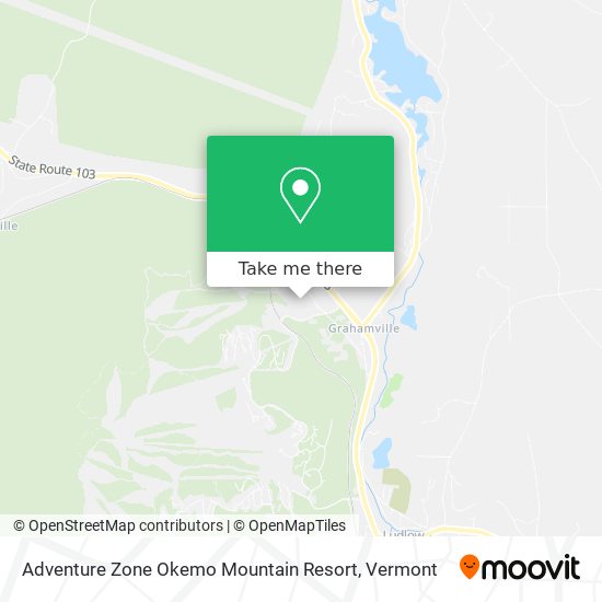 Adventure Zone Okemo Mountain Resort map