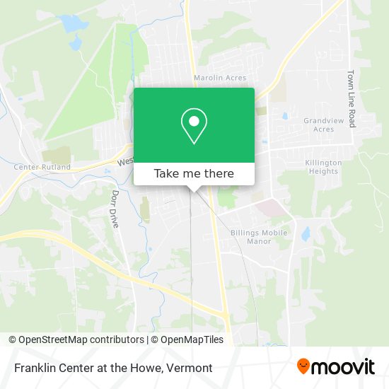 Franklin Center at the Howe map