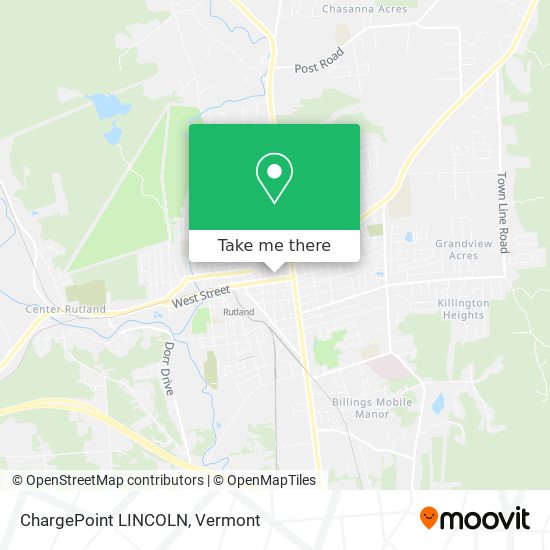 ChargePoint LINCOLN map