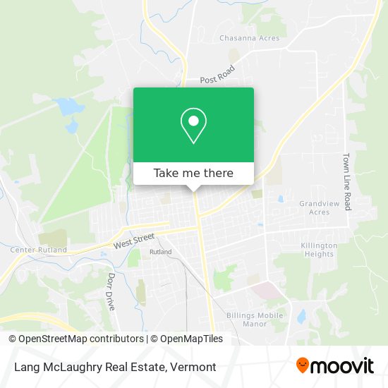 Lang McLaughry Real Estate map