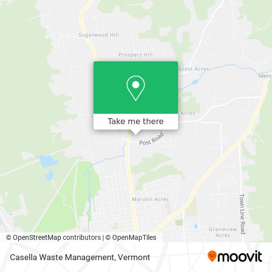 Mapa de Casella Waste Management