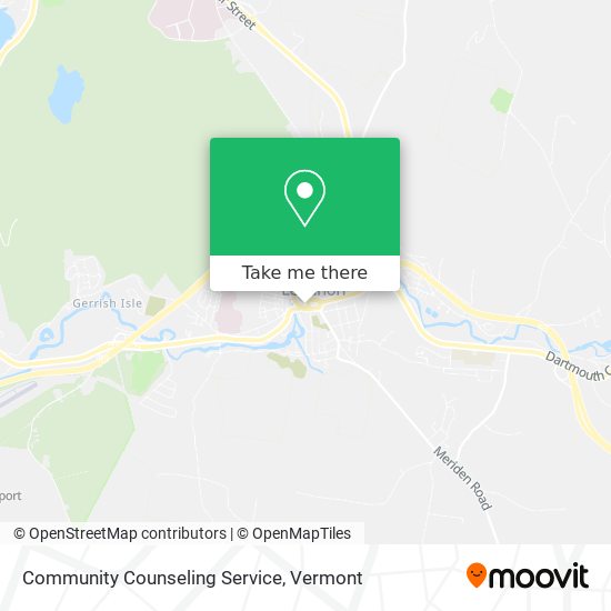 Community Counseling Service map