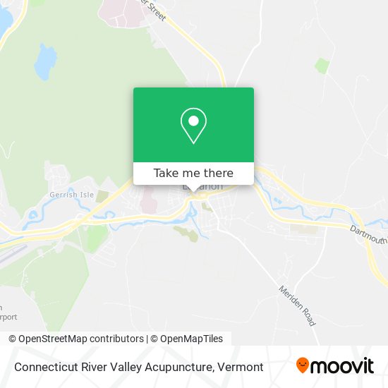 Connecticut River Valley Acupuncture map