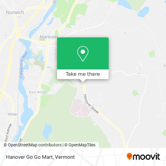 Hanover Go Go Mart map